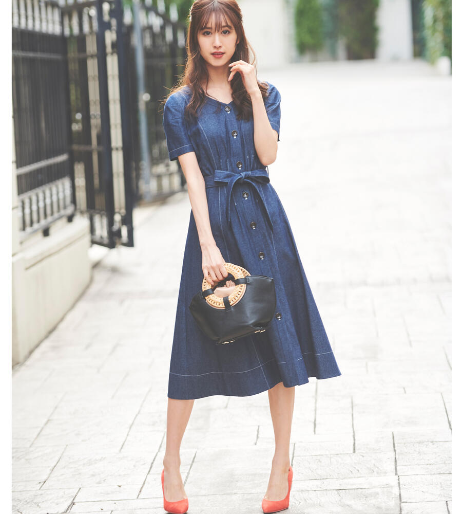 フロントボタンデニムワンピース ワンピース ドレス Laisse Passe レッセパッセ ルック公式ファッションブランド通販サイト Look E Shop フロントボタンデニムワンピース ワンピース ドレス Laisse Passe レッセパッセ ルック公式ファッションブランド通販サイト Look E Shop