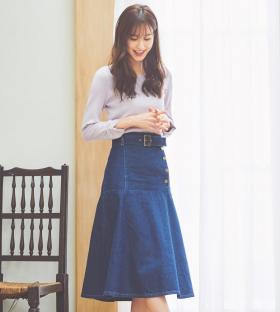 デニムマーメイドスカート