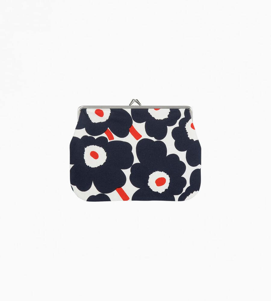 Marimekko Puolikas Kukkaro Mini Unikko がま口ポーチ