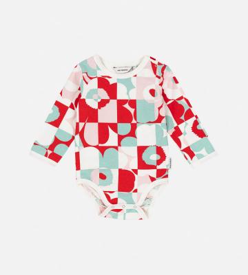 [kids]Vinde Ruutu Unikko ロンパース