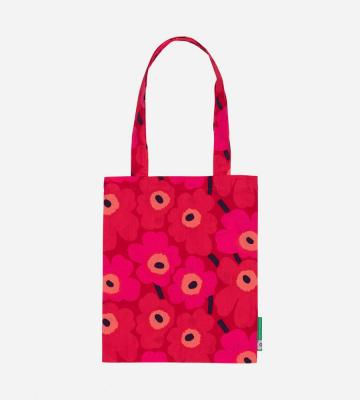 【日本限定】12月デザイン Mini Unikko 60th マンスリーファブリックバッグ 27x33cm