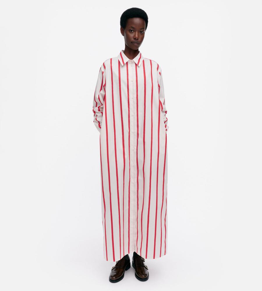 オフホワイト×レッド