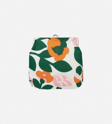 Pieni Green Green Iso Kukkaro がま口ポーチ