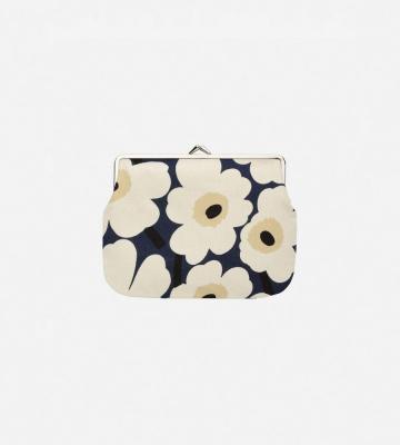 Mini Unikko Puolikas Kukkaro がま口ポーチ