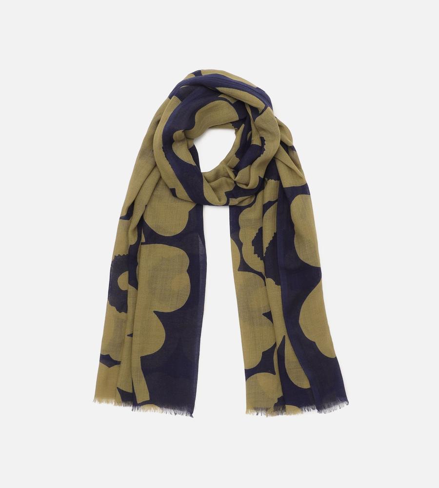 オリーブグリーン×ダークブルー