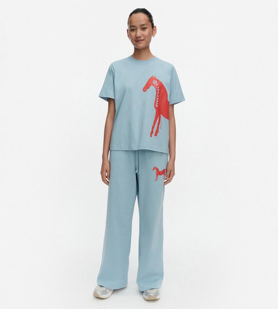 ライトブルー×レッド