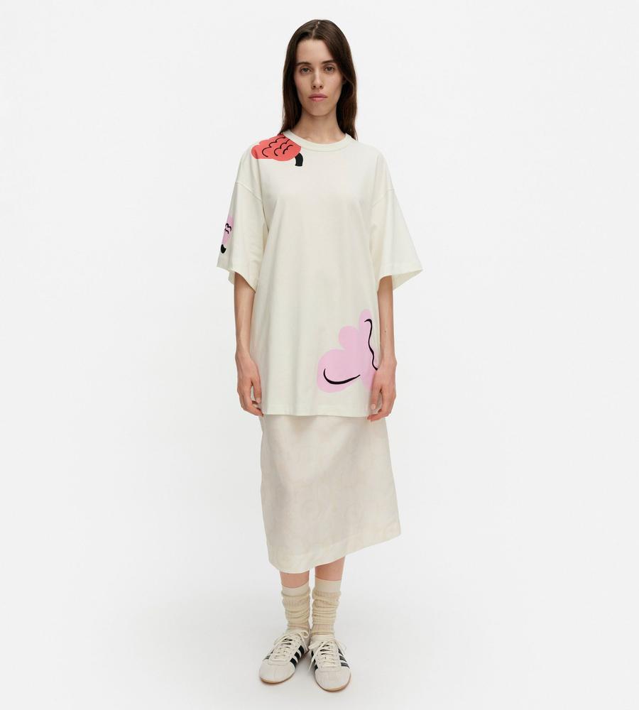 ホワイト×ライトピンク×レッド