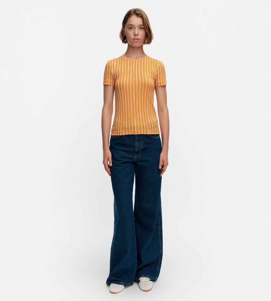 オレンジ×ライトピンク