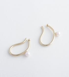 小粒パールイヤカフ