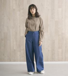 【MidiUmi】デニムワイドパンツ