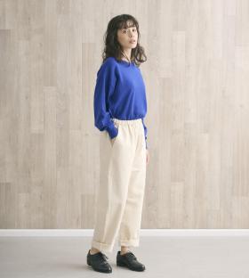 【MidiUmi】デニムストレートイージーパンツ