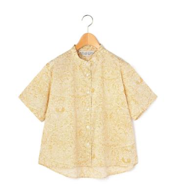 【MidiUmi】リバティプリントシャツ