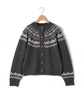 【MidiUmi】ノルディックニットカーディガン