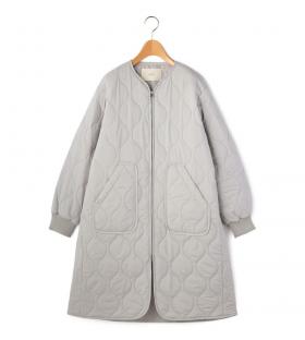 【MidiUmi】キルティングロングコート