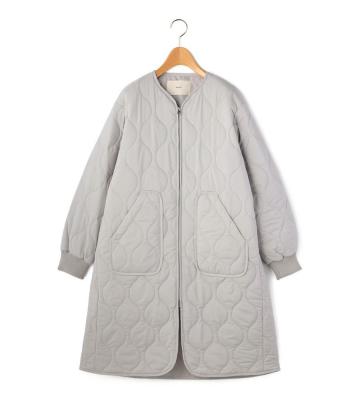 【MidiUmi】キルティングロングコート