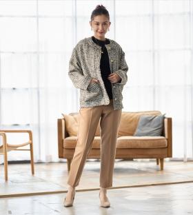 【受注販売】reginetta両面起毛テーパードパンツ