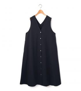【MidiUmi】Ｖネックロングジレ