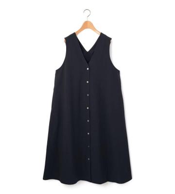 【MidiUmi】Ｖネックロングジレ
