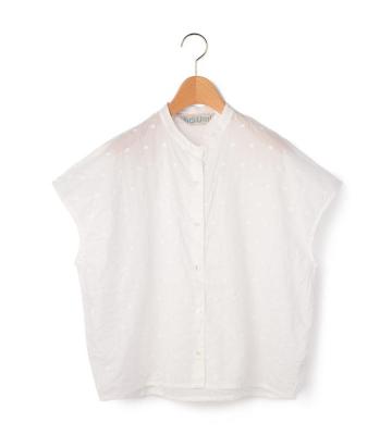 【MidiUmi】ドットノースリーブシャツ