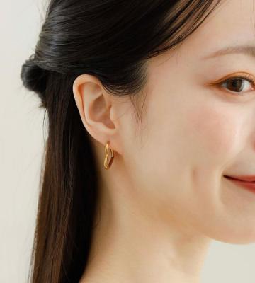 ステンレスハートピアス