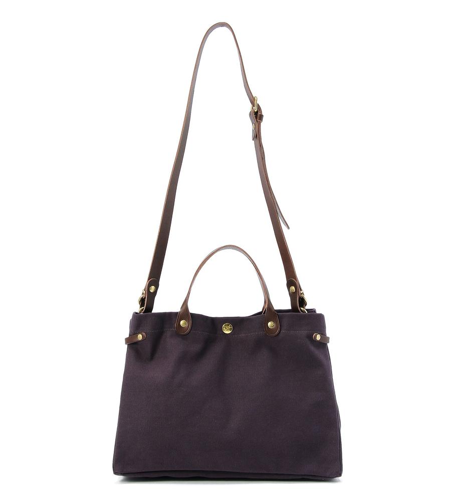 ネイビー×こげ茶