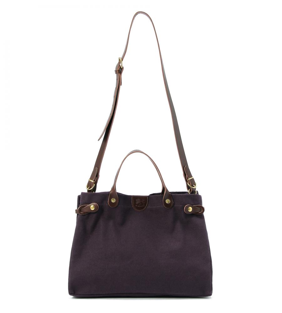 ネイビー×こげ茶