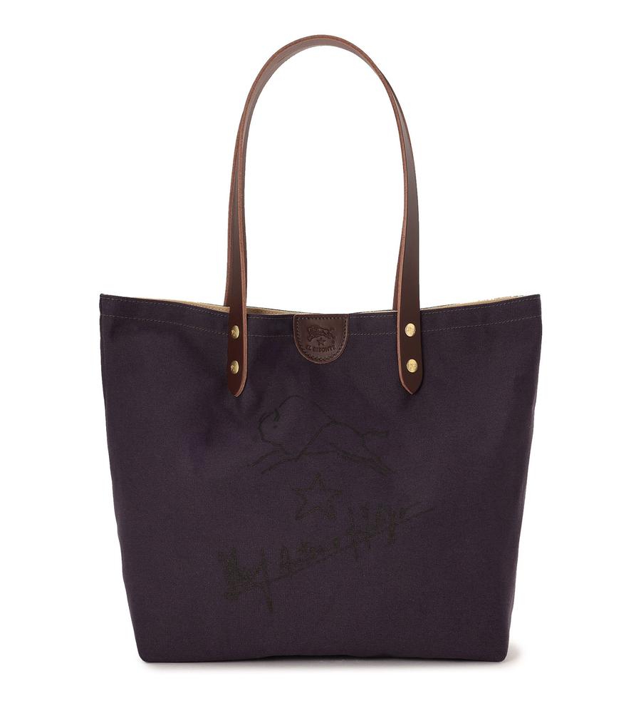 ネイビー×こげ茶