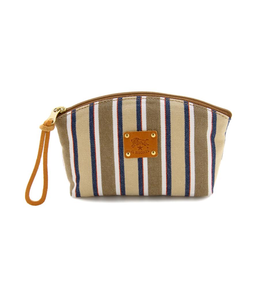 ベージュストライプ×ヤケヌメ