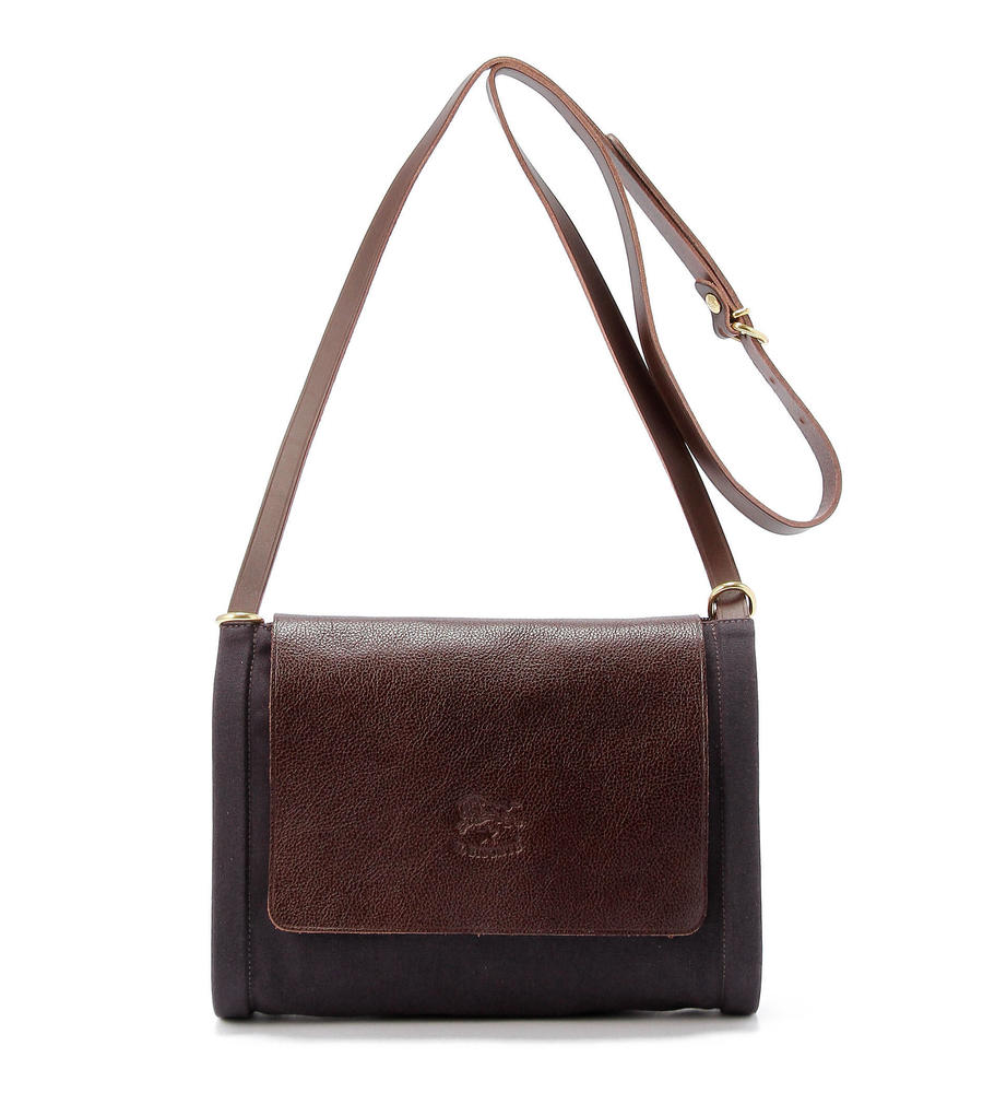 ネイビー×こげ茶