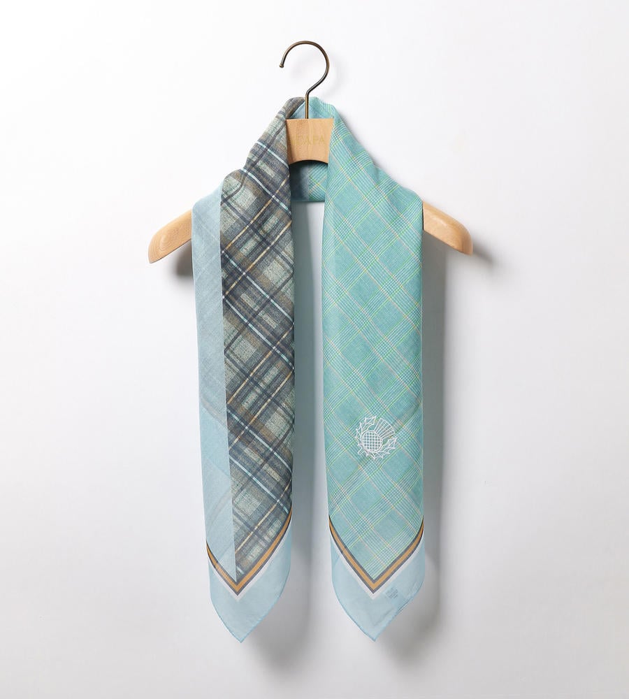 パッチワークチェックスカーフ ストール Scapa スキャパ ルック公式ファッションブランド通販サイト Look E Shop