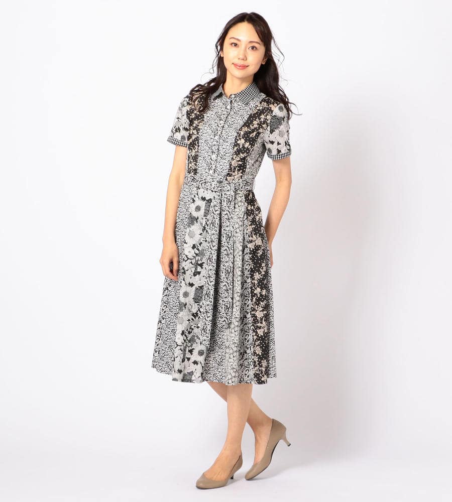 Web限定 リバティプリントパッチワークワンピース 手洗い可 Scapa スキャパ ルック公式ファッションブランド通販サイト Look E Shop Web限定 リバティプリントパッチワークワンピース 手洗い可 Scapa スキャパ ルック公式ファッションブランド通販サイト Look E Shop