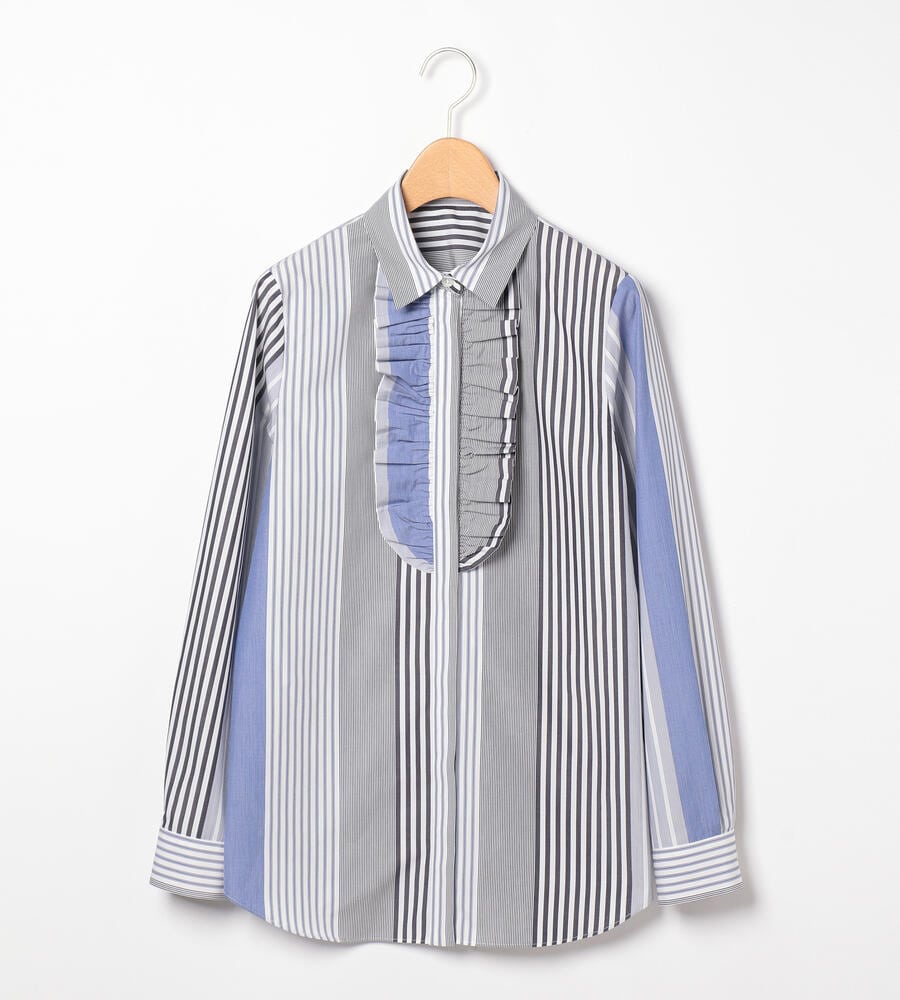 クレージーストライプブラウス