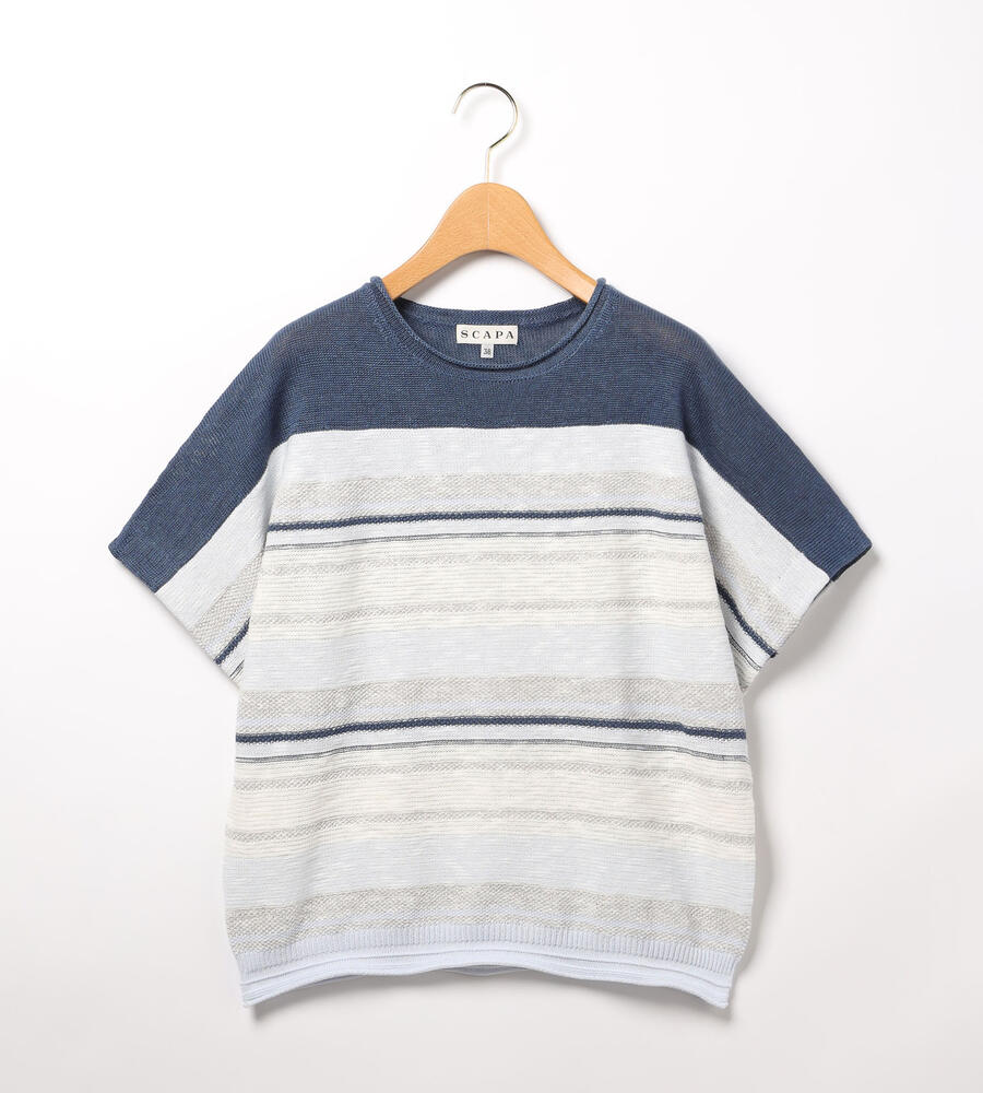 テンダーリネンボーダーニット ニット Scapa スキャパ ルック公式ファッションブランド通販サイト Look E Shop テンダーリネンボーダーニット ニット Scapa スキャパ ルック公式ファッションブランド通販サイト Look E Shop