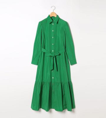 マイクロタフタワンピース