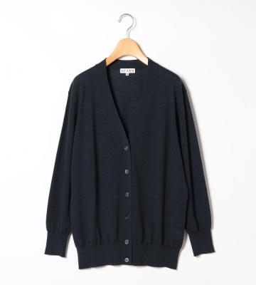 カシウールニットVネックカーディガン