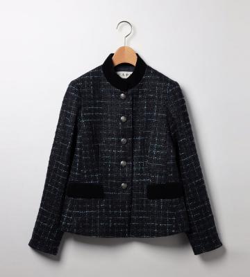 ファンシームーンツィードジャケット