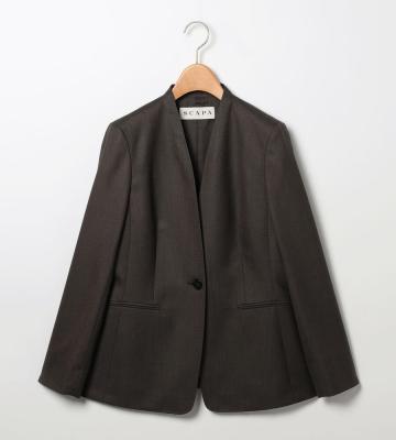 ウールシャンブレージャケット