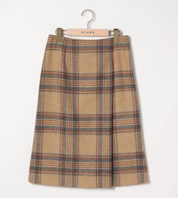 ムーンチェックツイードスカート