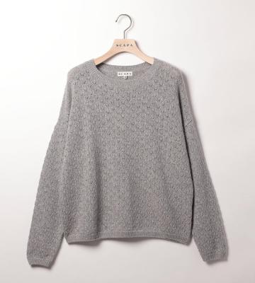 トランスカシミヤプルオーバーニット