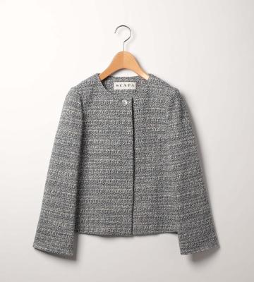 ツィードジャージジャケット