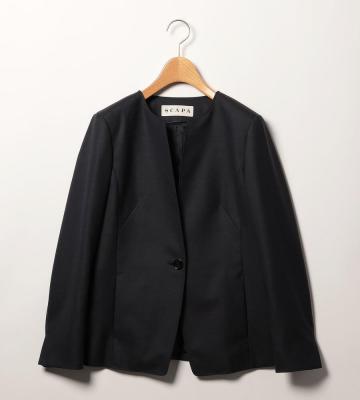 ウールシャンブレージャケット