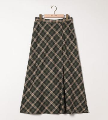 トロワチェックスカート