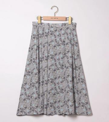 【ＷＥＢ限定】サラサフラワープリントスカート