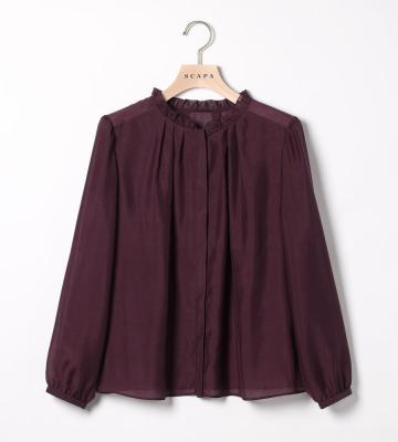 エアリーローン長袖ブラウス