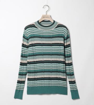 カシウールボーダーニット