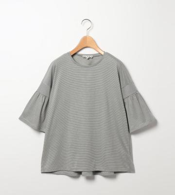 コンパクトボーダーカットソー