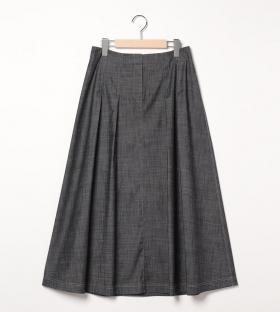 スラブシャンブレースカート