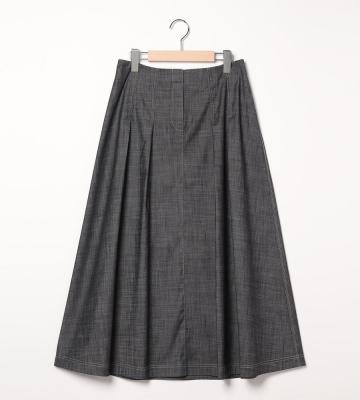 スラブシャンブレースカート