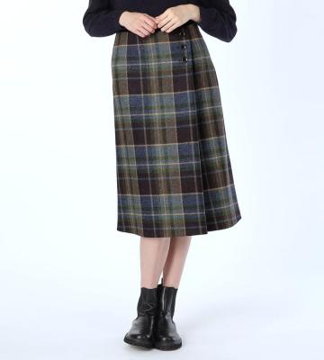 ムーンチェックツイードスカート