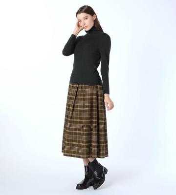 フランネルチェックスカート